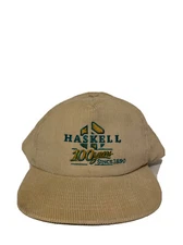 Vintage 80’s Corduroy HASKELL 100 YEARS Since 1890 SnapBack Trucker Hat