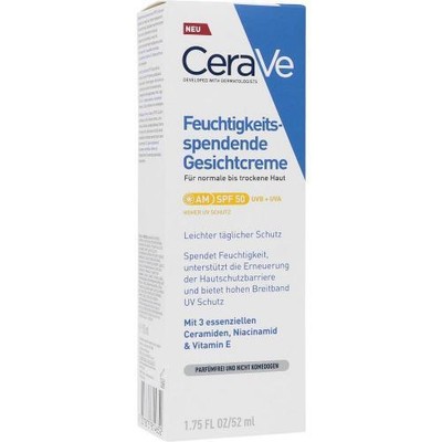 CERAVE feuchtigkeitsspendende Gesichtscreme SPF 50 52 ML