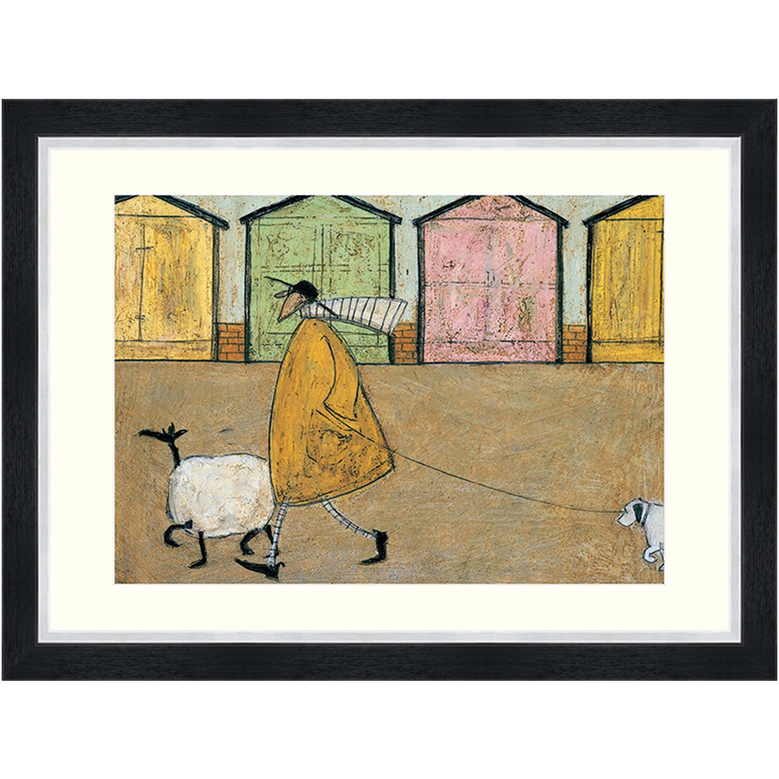 Along The Prom by Sam Toft (Framed Art Print) eBay