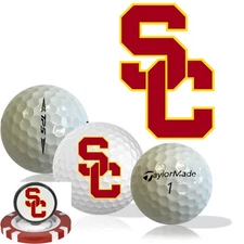 NCAA USC Trojans • Golf Balls 12 pack • TaylorMade TP5