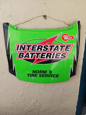 Interstate Batteries Norm's Tire Service Car Hood Shape hanging