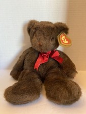 TY Baby PJ brown teddy bear plush stuffed animal 1995 with tag 11"