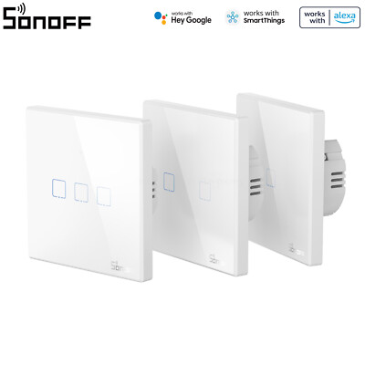SONOFF T2 EU WiFi Smart Schalter Lichtschalter Touch Wandschalter APP Steuerung