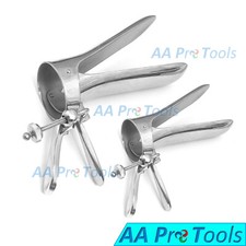 Large - Small Speculum CUSCO Vaginal Gynecology Women Doctor Hospital 2-Pcs