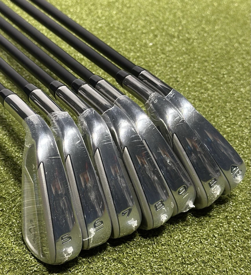 NEW Callaway Paradym AI Smoke Iron Set 5-PW, AW Graphite Cypher Fifty Regular LH - Image 3 of 4