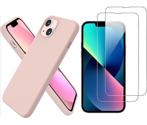 Coque IPhone 15 - Gel Silicone Rigide Avec MagSafe Rose Bleue Transparent Iphone 14 Case Hulle Gummi Silikon Steif Mit Magsafe Blaue Rose Transparent