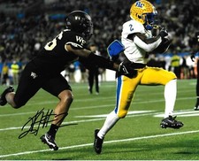 ISRAEL ABANIKANDA HAND SIGNED PITTSBURGH PITT PANTHERS 8X10 PHOTO W/COA