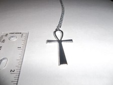 Egyptian Ankh Pendant Necklace Cross of Life Egypt Stainless Steel Chain 517