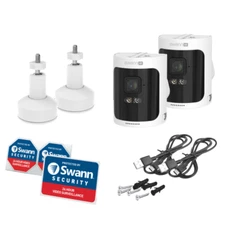 Swann Extra 4K Wireless Camera 2-Pack for AllSecure4K Kits SRNVW-AS4KCAMWB2