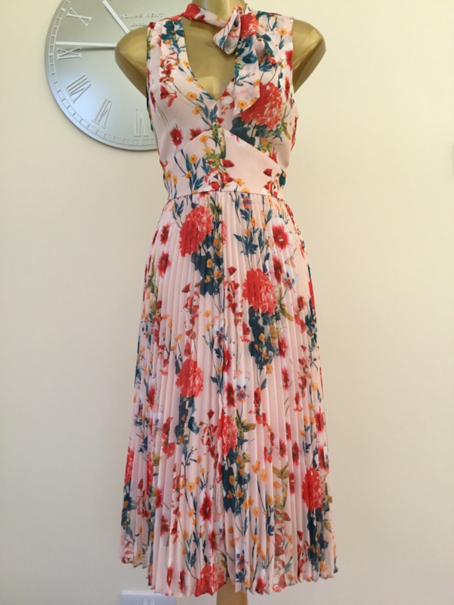 sachin and babi light blue dress PatBO Floral Chiffon Plunge Maxi Dress