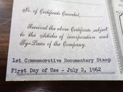 1865 Oil Creek Petroleum Co. Stock Certificate w/ FD Cancelled #R733 Stamp - Picture 6 of 7