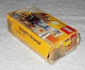 LEGO 6016 - Knight's Arsenal - Box Only - Damaged - Castle - 1987