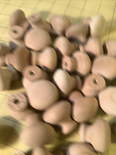30 NEW UNFINISHED Cherry 1-1/2” ROUND WOOD CABINET KNOBS INV-BX26 - Picture 6 of 11