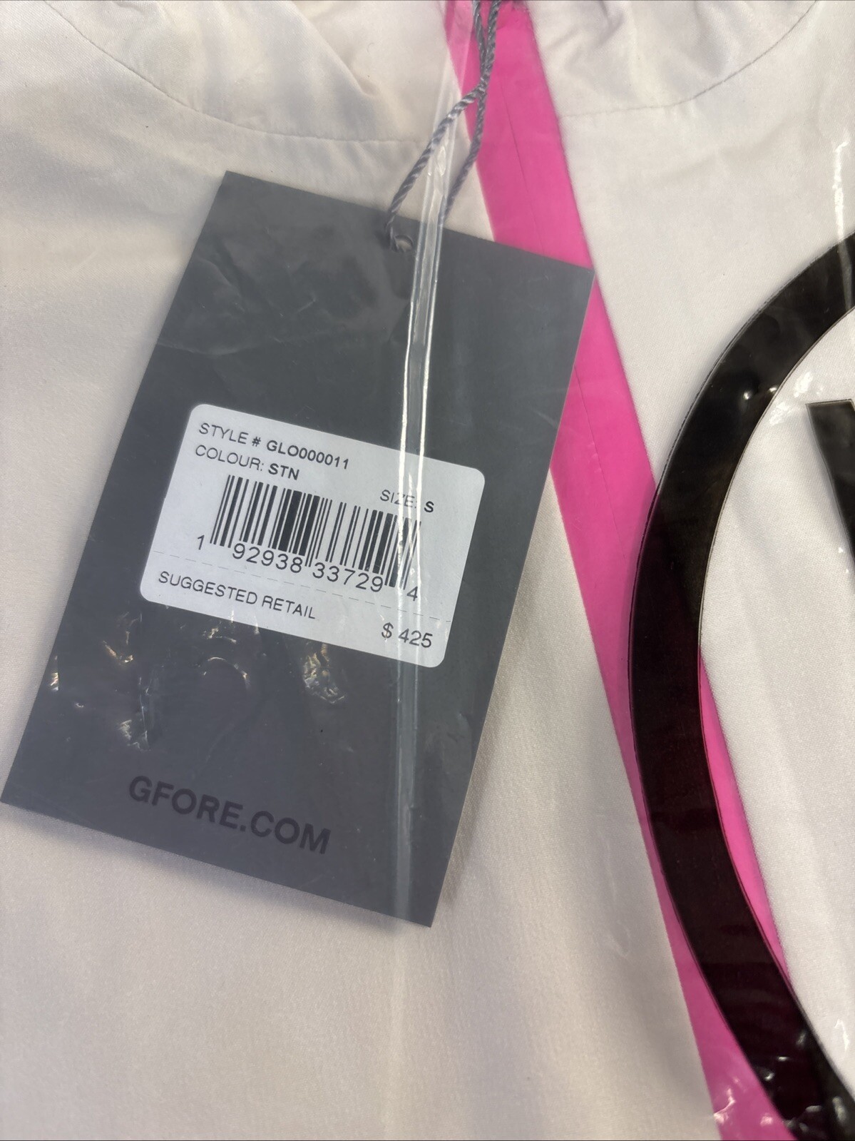 GFORE WOMENS WATER RESISTANT NYLON RAIN COAT image 7