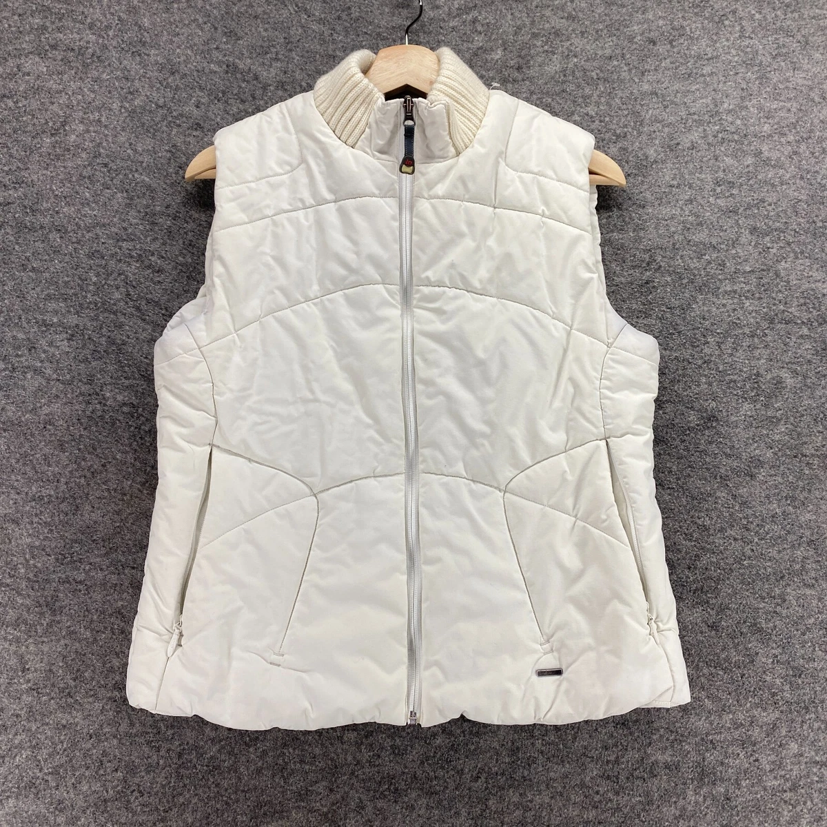 IzzaB Sleeveless 8-Pocket Lab Vest – White, Size Medium, 3L, NWT