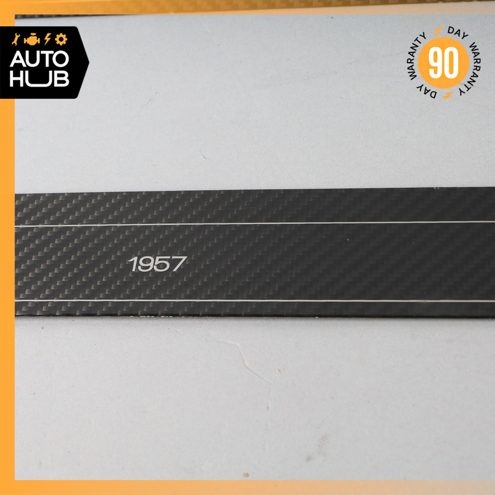 Maserati GranTurismo M145 Left & Right Door Step Sill Kick Plate Carbon OEM 16k