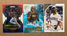 CJ Abrams 2022 Prizm Red-White-Blue & Gallery Base & Nest Wave Insert. RC