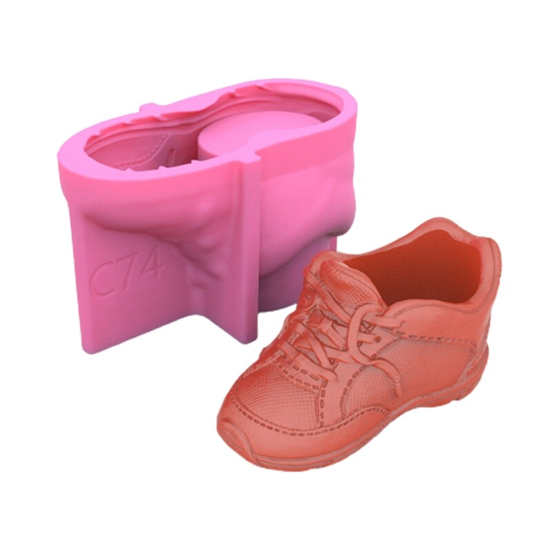 Cartoon Flowerpot Shoe UV Resin Silicone Mold for Clay and Epoxy Crafts