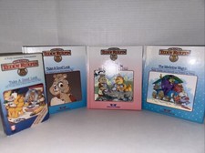 Vintage Teddy Ruxpin Lot Of 3 Books  1 VHS A Good Look, Medicine Wagon, Faded