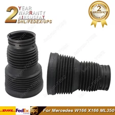 2X Front Air Suspension Spring Shock Dust Boot Cover Fit Mercedes W166 ML350