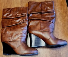 Madden Girl Vektor Cognac Par sz 7.5 New