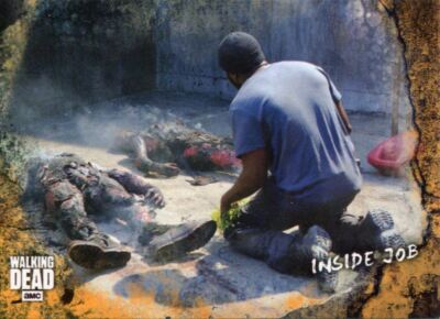 Walking Dead Road To Alexandria Rust Base Card #50 Inside Job