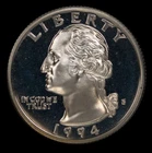 1994-S Silver Washington Proof 25C Uncirculated Ultra Cameo Superb GEM+ 69 *3785