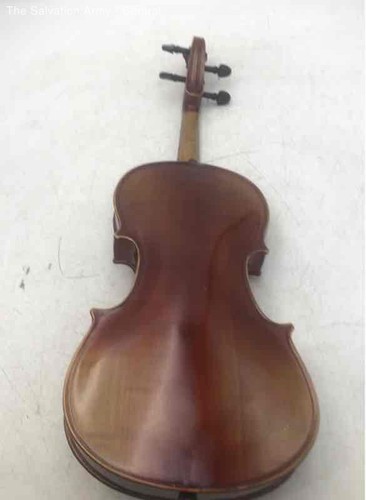 Brown Wooden Violin With Bow And Hard Case Classic String Instrument | eBay