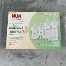 NUK Simply Natural Bottle Set 3 Bottles Included 9oz 5oz