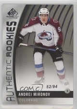 2017-18 SP Game Used Authentic Rookies 52/94 Andrei Mironov #139 1a9d