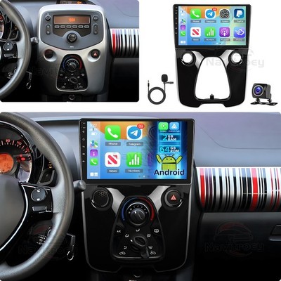 64G Apple Carplay Android 15 Autoradio GPS Navi Für Toyota Aygo II 2014-21 +Kam