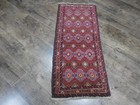 Vintage Turkish Rug,HandMade Anatolian Turkish Geometric Tribal Rug 1.7x3.8 Ft — photo 1