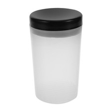 Transparent Nail Art Brush Holder Plastic Cup for UV Gel Pen Cleaning Tools