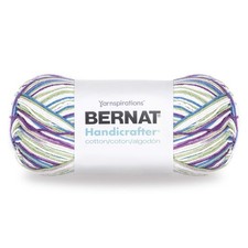 Bernat Handicrafter Cotton Yarn, Gauge 4 Medium Worsted, Fruit Punch