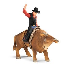 Bull Rider Cowboy Figure Farm World by Schleich 72120