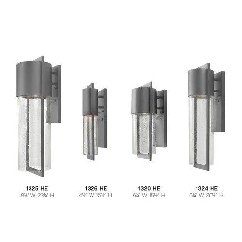 Hinkley Lighting 1326 Shelter 1 Light 15-1/2" Tall Dark Sky - Black - Picture 8 of 12