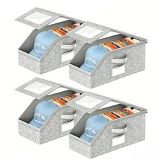 4 Pack Hat Storage Box for Baseball Caps 4Pack