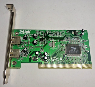 D-LINK DUB-A2 USB 2.0 Adapter: PCI USB Controller Card #GK12053