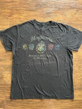 Harry Potter Hogwarts Crest Graphic T Shirt Size XL Universal Studios