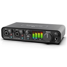 MOTU M4 4x4 USB Type-C Audio Interface for Recording, Mixing  Podcasting