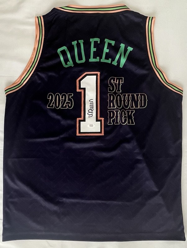 Derik Queen Signed Jersey PSA COA New Orleans Pelicans