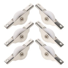 6 Pcs Rulli Per Porte Scorrevoli Dell'armadio Ruote Ricambio Ante Rullo Ruota