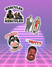 The Nutty Professor 90's Movie 4pc Sticker Pack
