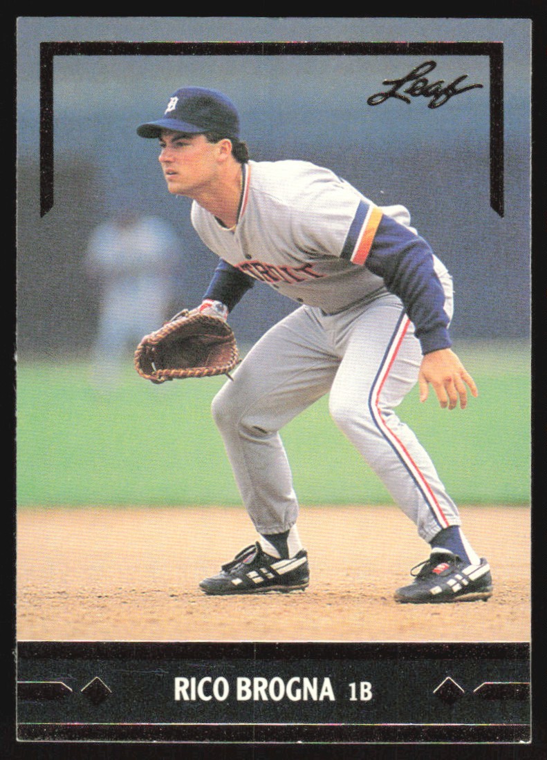 Rico Brogna #BC11 Baseball Cards 1991 Leaf Gold Rookies trading card — raw and PSA graded price guide