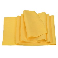 39" Elastic Cuffs Ribbed Trims Cotton Fabric Knit Rib, 6" Yellow