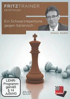 Ein Schwarzrepertoire Gegen Italienisch, DVD-ROM Mihail Marin DVD-ROM 324 Min.