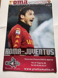 Roma v Juventus 03/04/2011 Programme