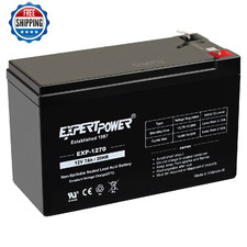 ExpertPower 12V 7Ah Sealed Lead Acid Rechargeable Battery SLA