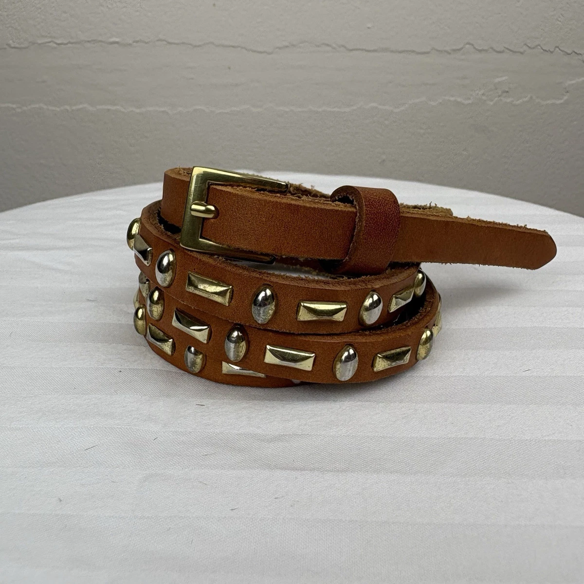 Brown Leather Bohemian Belts for Women for sale | eBay display picture 1