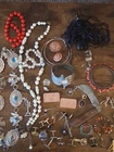 Assortment Costume Jewelry & Other Vintage Items Including 2 Ounces 999 Copper